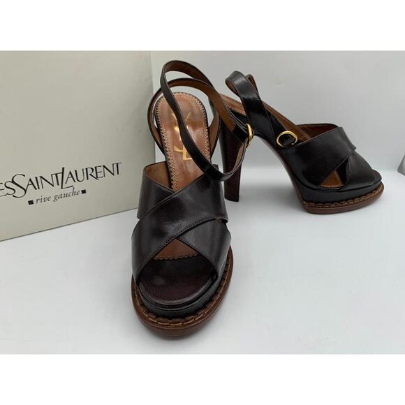 Yves Saint Laurent Jeanne Heels YSL EU size 37 US size 6.5 - Picture 1 of 15